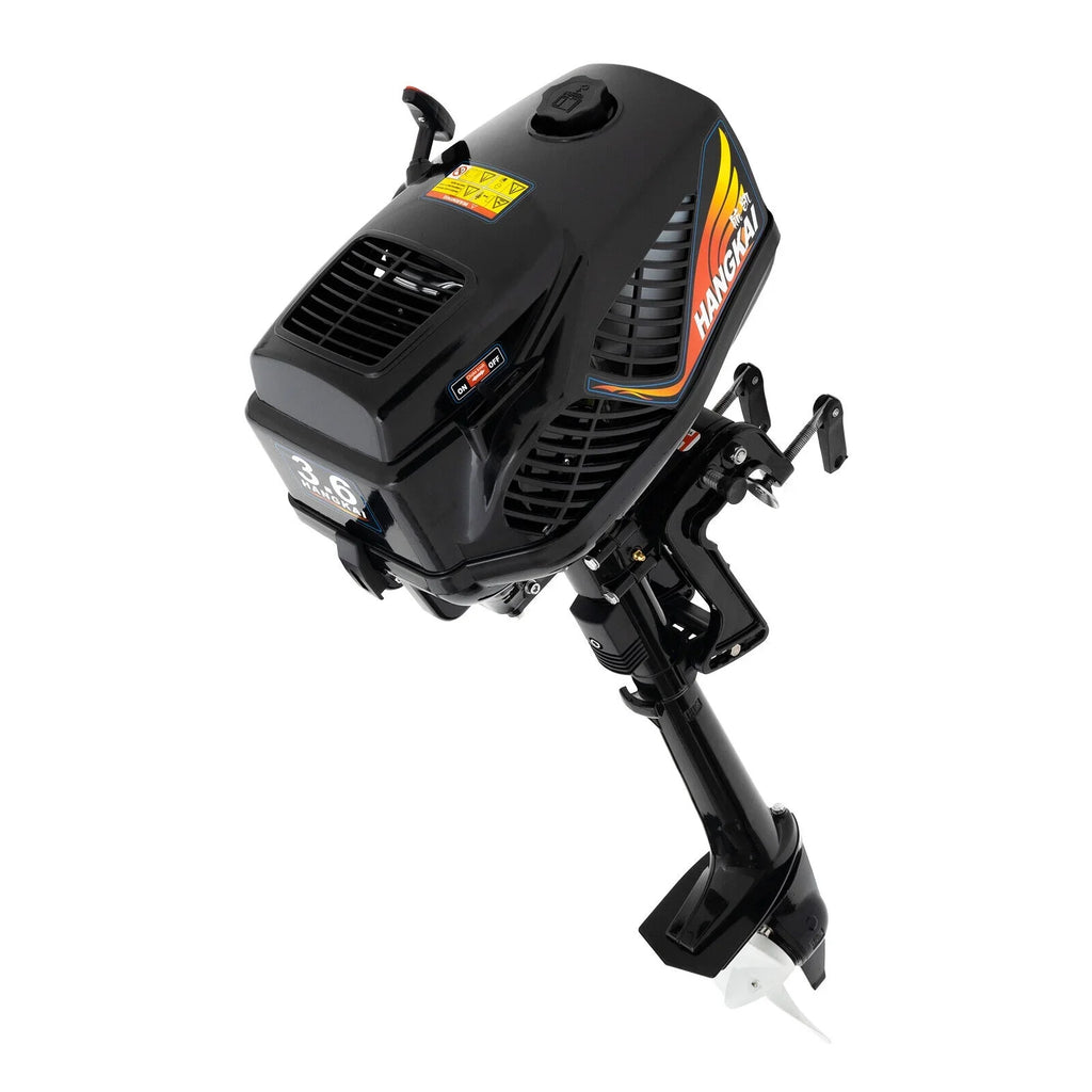 Boat liquid HP Motor Stroke Outboard Outboard Motor Engine 3.6 2 Cooling Boat 90cm/35.4in HANGKAI Fishing CDI