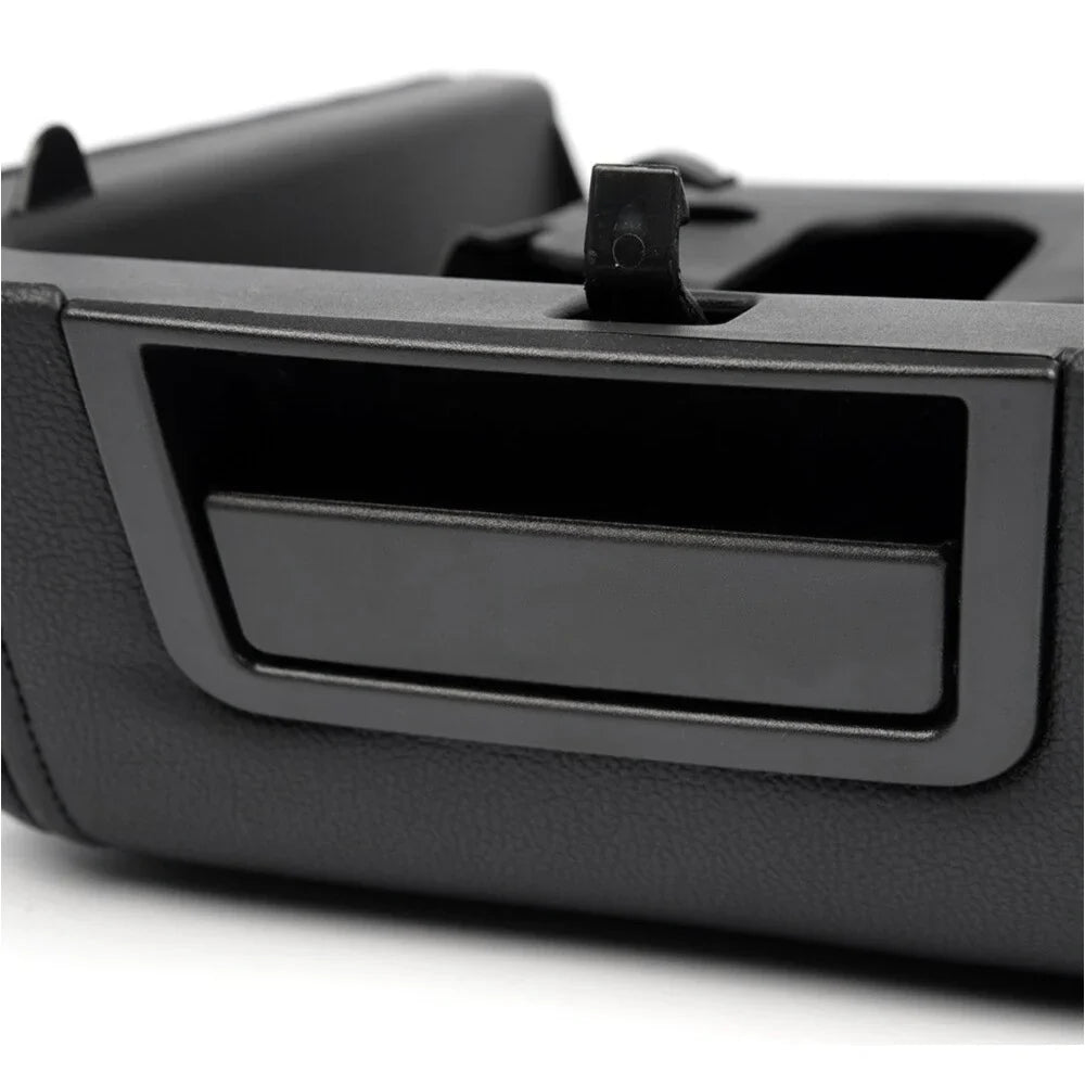 LID CENTER REST PAD CONSOLE F-150 ARM BLACK For 2004-2008 COVER Teledu LEATHER