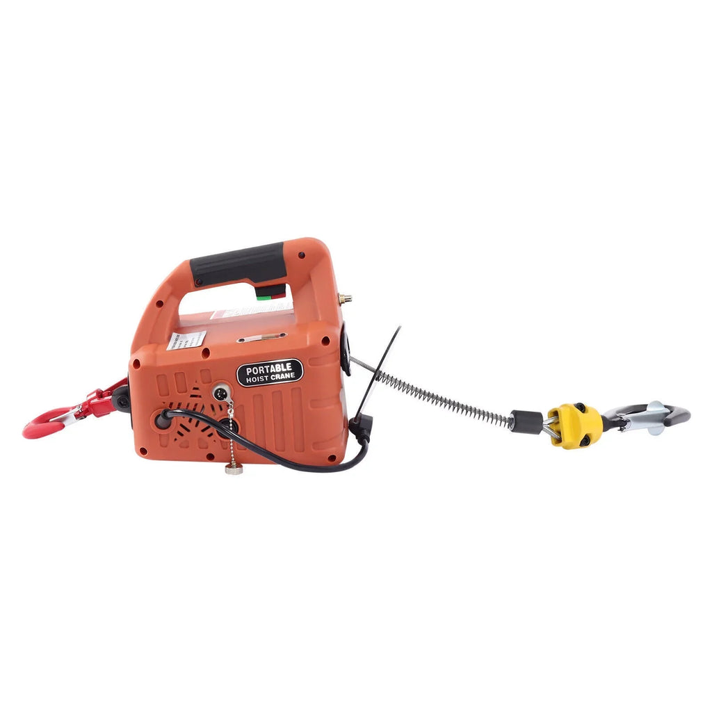 Winch Electric Hoists Remote Lift Wireless Portable TFCFL Crane 3in1 1100lbs