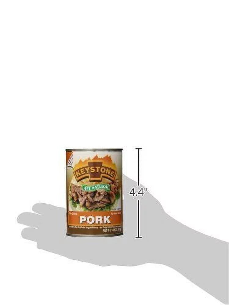 oz Pork Cans Survival Camping of 14.5 Emergency Keystone Backpacking Ready Pack) For Pack to Natural 12 Eat- Hiking Can Food All and (12