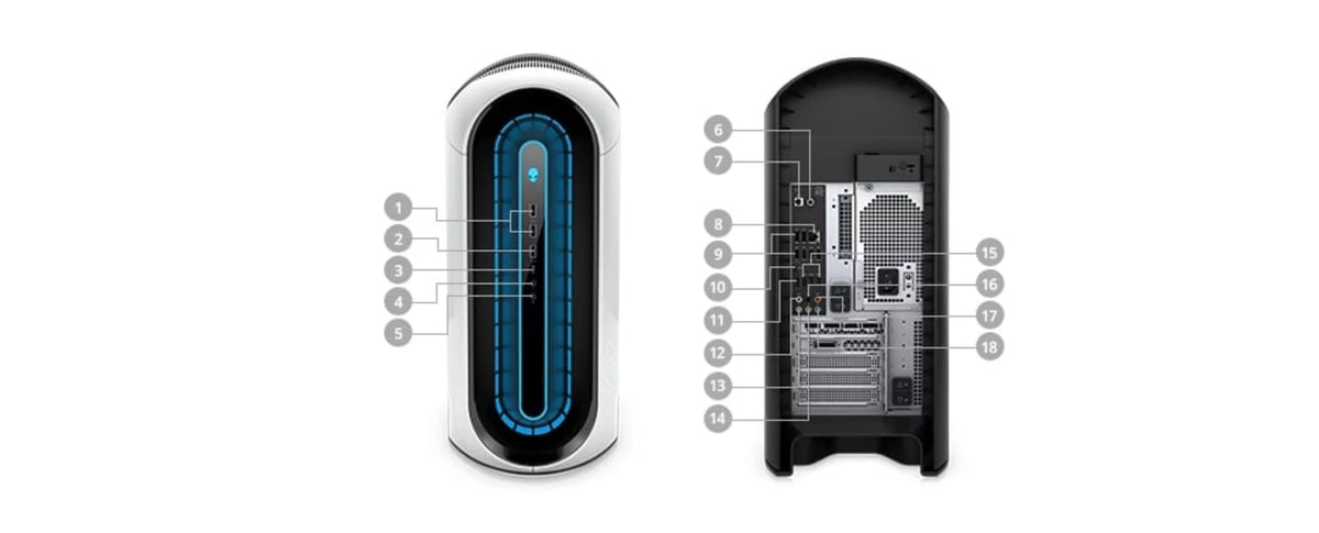 @ 10GB Gen (2021) Core RAM - GHz Cores Alienware 11th GDDR6X 1TB i5 - CPU Desktop 4.9 - (Refurbished) Aurora 3080 HDD 16GB - Gaming Restored - 6 RTX R12