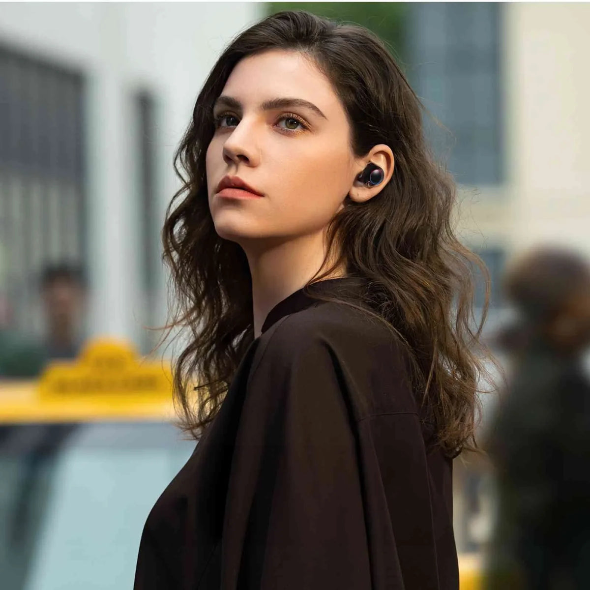 '+ Wireless Dual IPX5 Case, Pro Connection, Water Bluetooth Balanced, Earbuds Compatible Lenovo Bass Connect, Bluetooth 5.2 Black, Boost K12 Charging UrbanX Resistance, with True