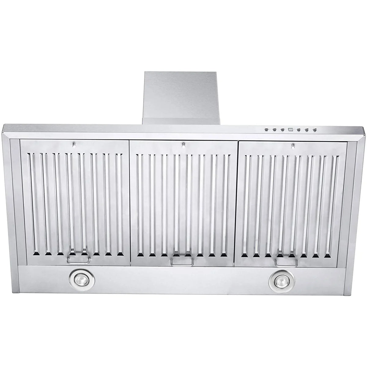 Wall Ductless 48 Inch Steel with LED Range Lights Molding Hood Crown Exhaust CFM Stainless 400 ZLINE KB-48 Mounted and Speed 4 Fans,