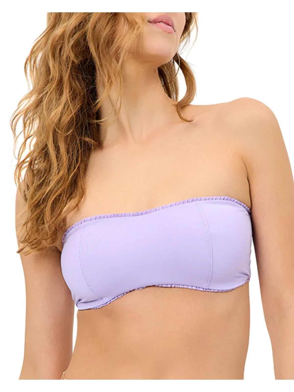 Swim Womens Top Strapless Bikinis Jean Frankies Bandeau Bikini