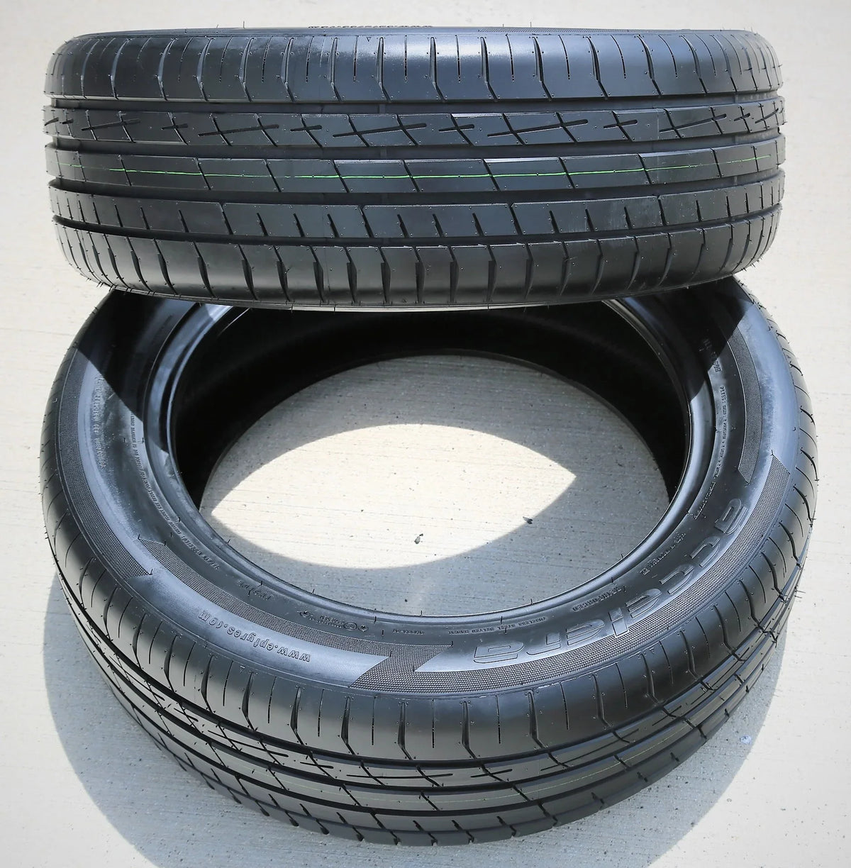 Performance A/S 255/60R19 Pair 2 (TWO) ST68 Buick Lincoln Iota Tires Aviator 2010 Accelera Fits: of 109H Enclave Base 2021 AS CXL,