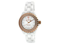 Watch Women's PS4892WR Ceramic Swarovski Dial Swiss White Crystal