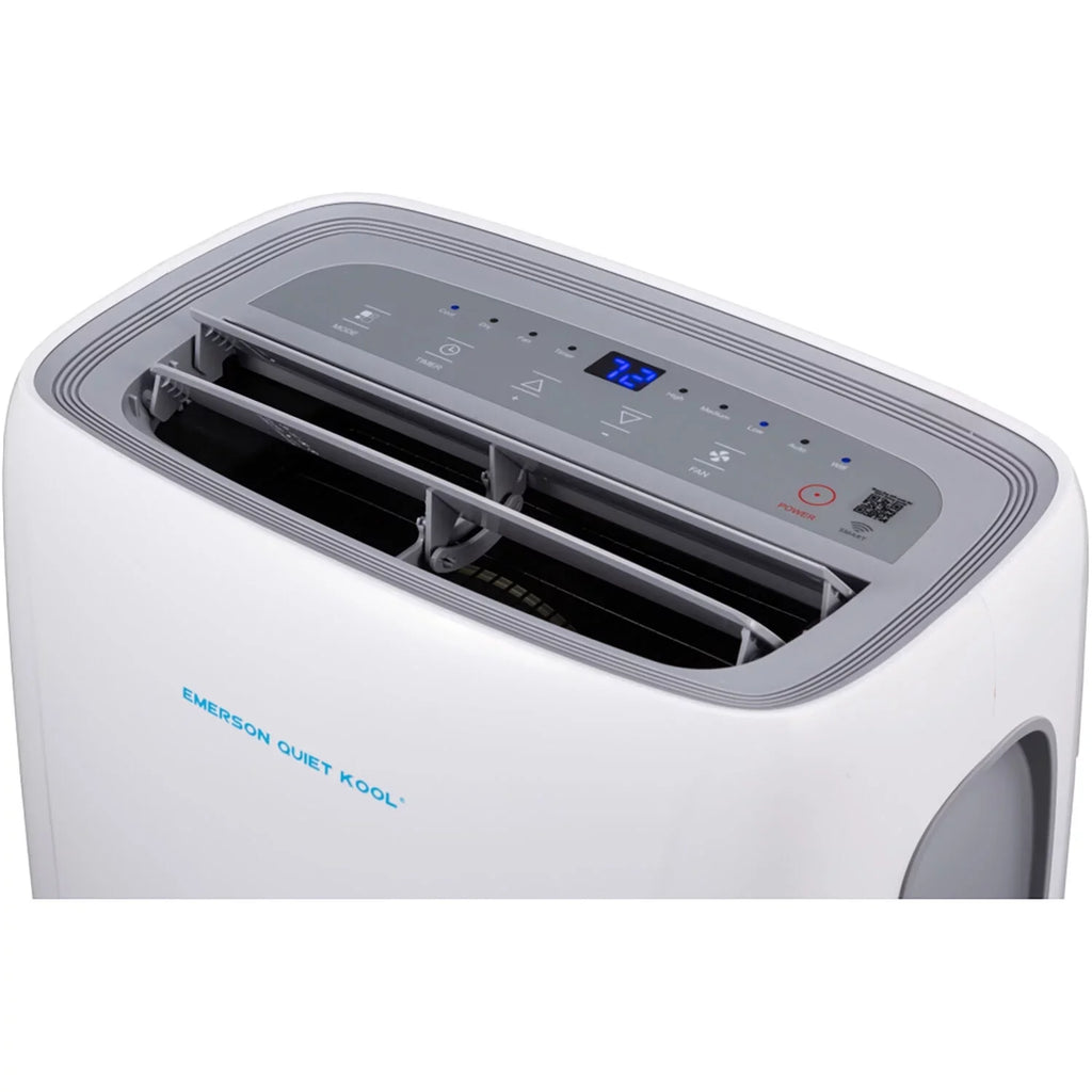 for 300-Sq. Quiet Voice SMART Control Air up Emerson with Portable Remote, Ft. Conditioner and Kool Rooms Wi-Fi, to
