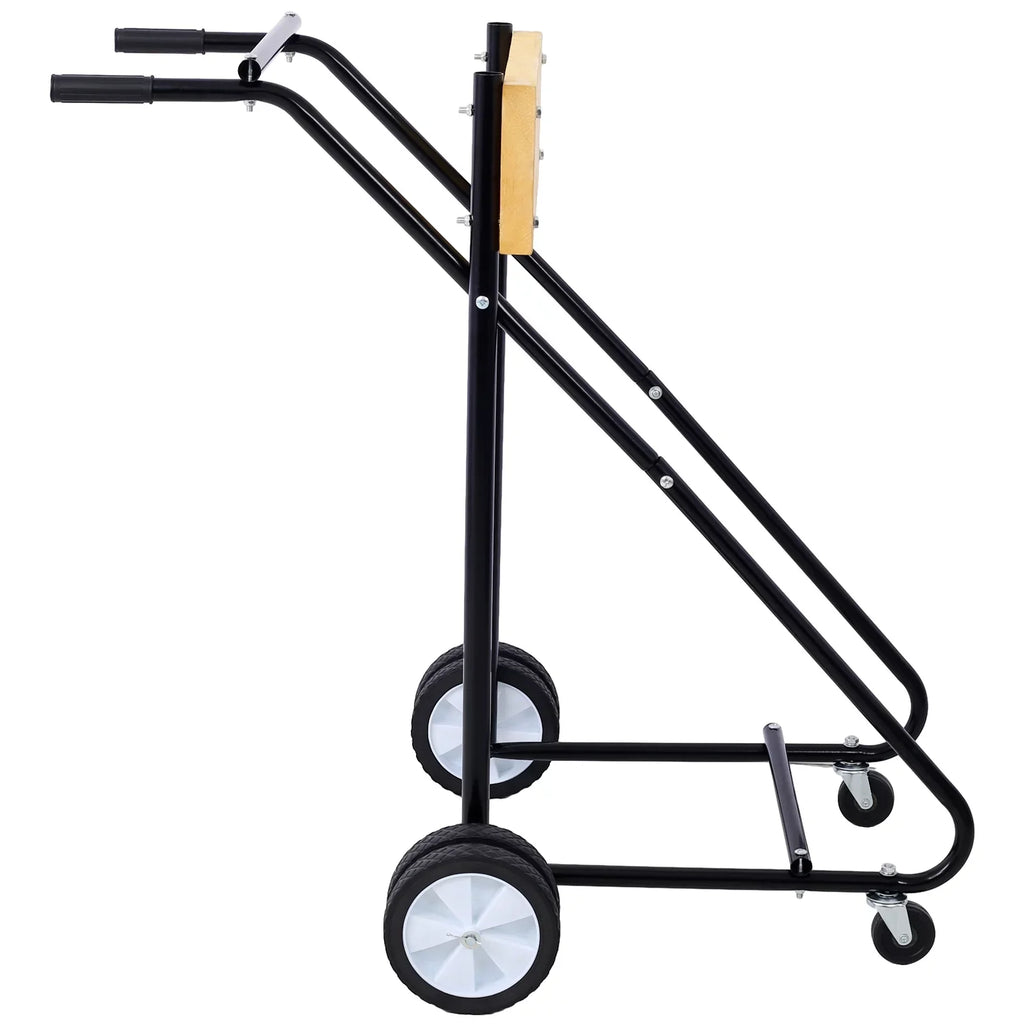 Boat Outboard Steel Easy Stand, with Wheels Capacity, and Mobility 315lbs Garage for Storage Perfect for Maintenance Motor -