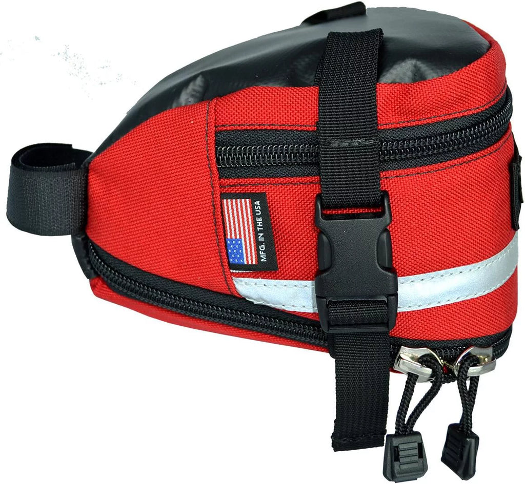 Bag Red Deluxe Lone Peak Expandable Bicycle Seat