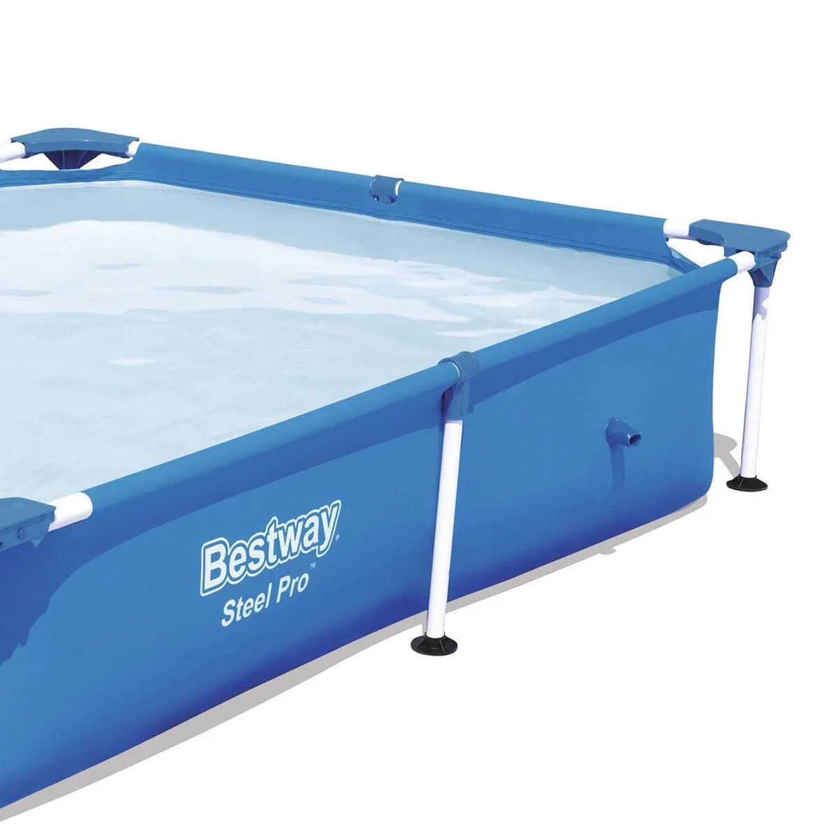 Bestway Kids Ground 1.4 x Above Rectangular 4.9 Pro Steel 7.25 x Metal Frame ft Swimming Pool,