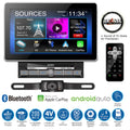 Multimedia Receiver Back- Jensen Digital CAR1000 up License w/ Camera Plate