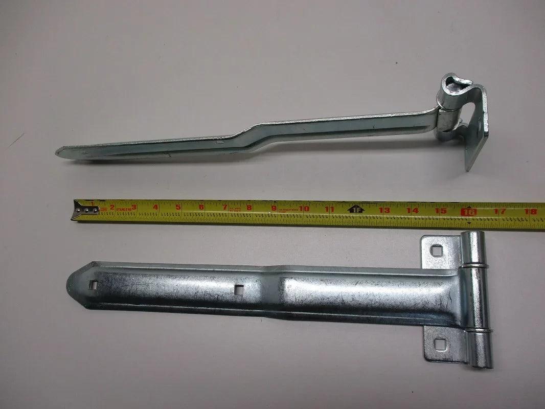 Offset Bent Trailer Cargo Hinges 16" Door RV Strap (4) / Utility Hinges