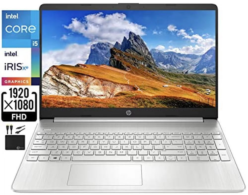SSD, 2023 Laptop, Hours Core 15.6’’ Graphics, 11+Marxsolcables Screen HP 4.2GHz), Intel Webcam, HD Newest RAM, WiFi 8GB FHD 6, 512GB Quad i5-1135G7 Battery, Xe Iris Winows 9+ (Beat i7-1065G7,Upto