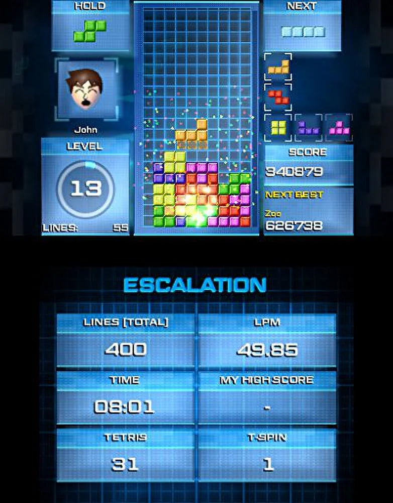 Endless Ultimate 3Ds: Tetris Game - Fun! Nintendo Ultimate for Puzzle The