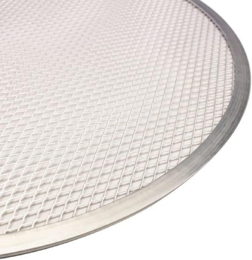 Tray Pan TrueCraftware- Screen 2 Seamless Pizzeria Round Screen Rim- Round Pizza Baking Pizza Kitchen of Pizza Bakeware Baking for Aluminum & 19” Restaurants Tray Set Home