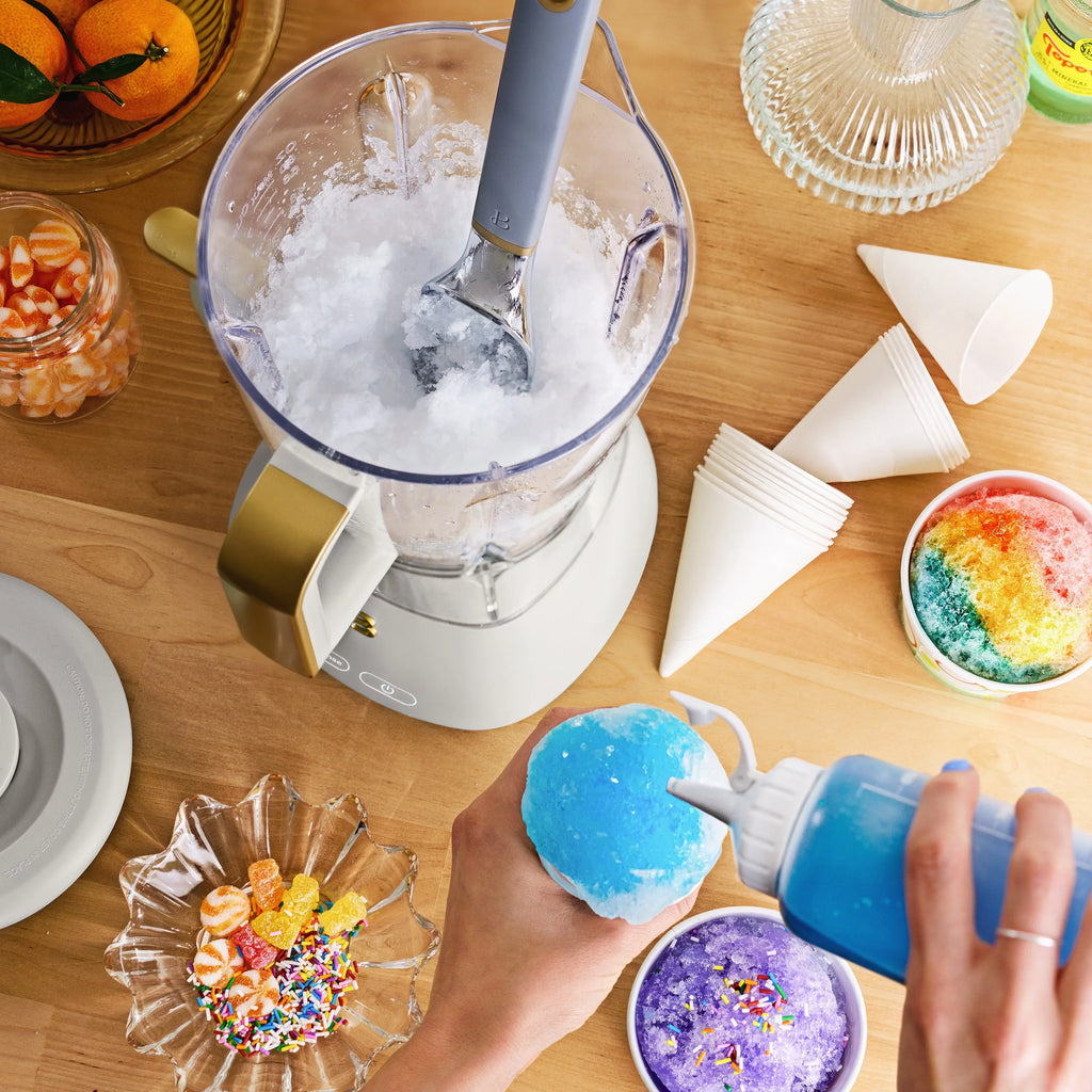 Beautiful by White Frozen Slush 60 Drew 4-Speed Barrymore Drink Icing Maker, oz Crush