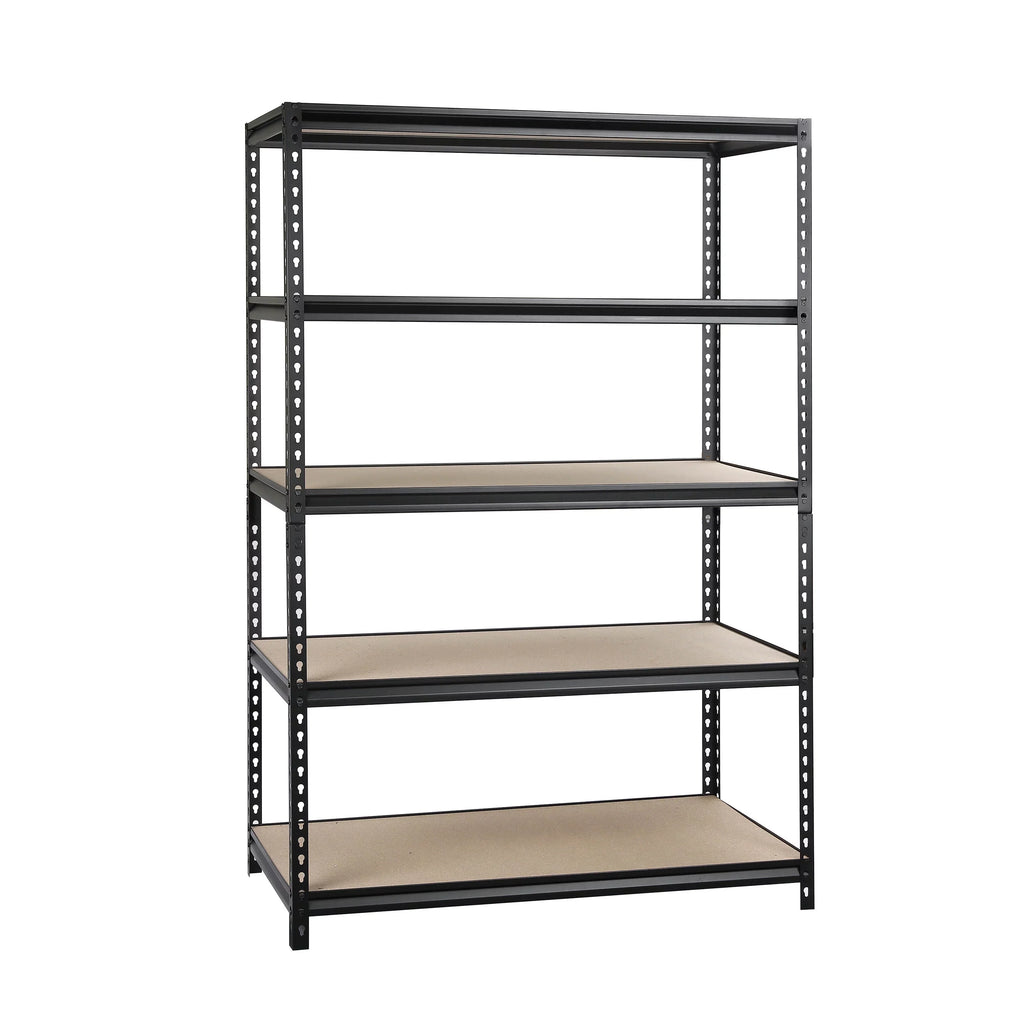 Capacity, Adult Freestanding 5-Tier Shelf Particle WORKPRO Shelves, lb. Board 800 48-inch with