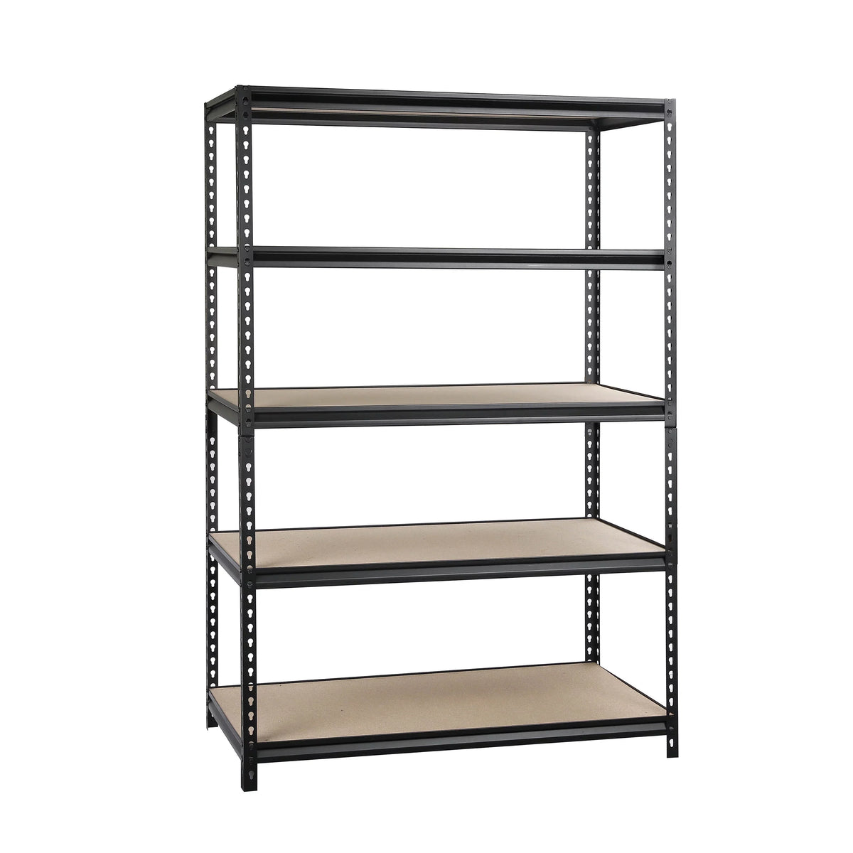 Capacity, Adult Freestanding 5-Tier Shelf Particle WORKPRO Shelves, lb. Board 800 48-inch with
