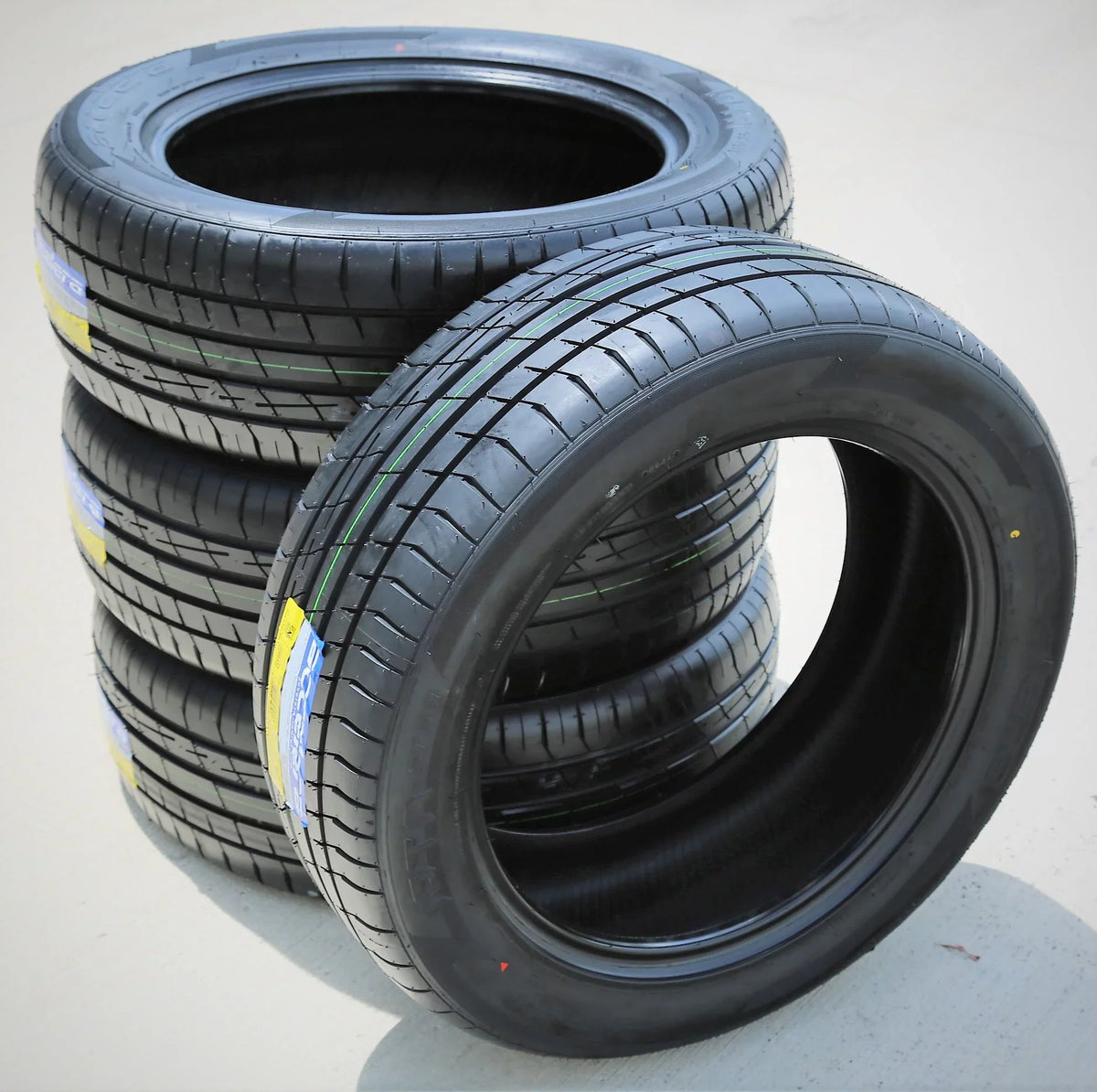 Performance A/S 255/60R19 Pair 2 (TWO) ST68 Buick Lincoln Iota Tires Aviator 2010 Accelera Fits: of 109H Enclave Base 2021 AS CXL,