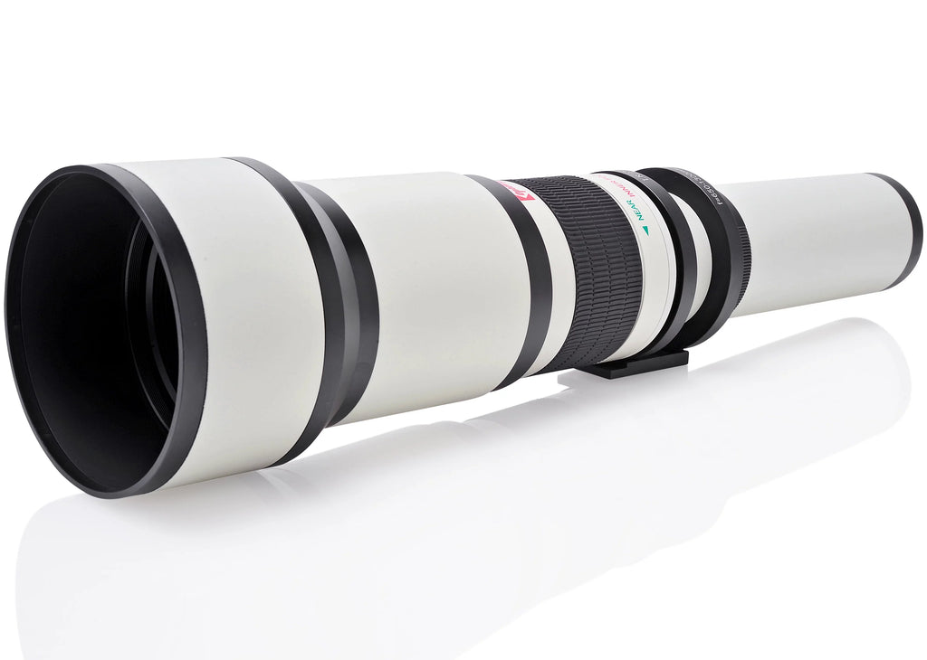 A65, A37, Lens A57, A900, A58, Cameras Opteka A99 A560, A700, Manual 650-1300mm A550, Telephoto A68, A55, A390 f/8 2x- A33, A77, A35, A580, Digital SLR II, + 1300-2600mm) UV for Alpha A99, (with