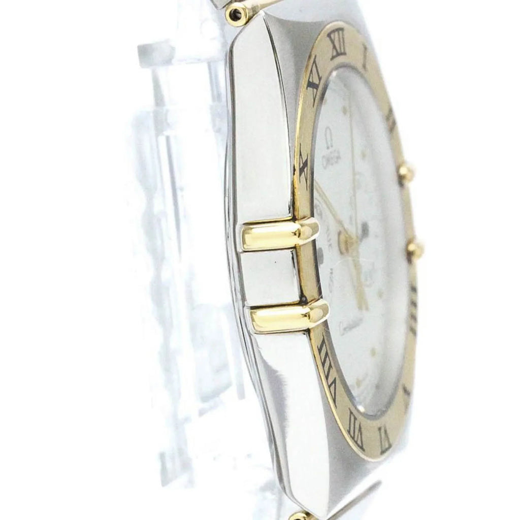 18K Constellation (Good) Watch 396.1070 Pre-Owned Steel Gold Polished OMEGA Day Date BF566004