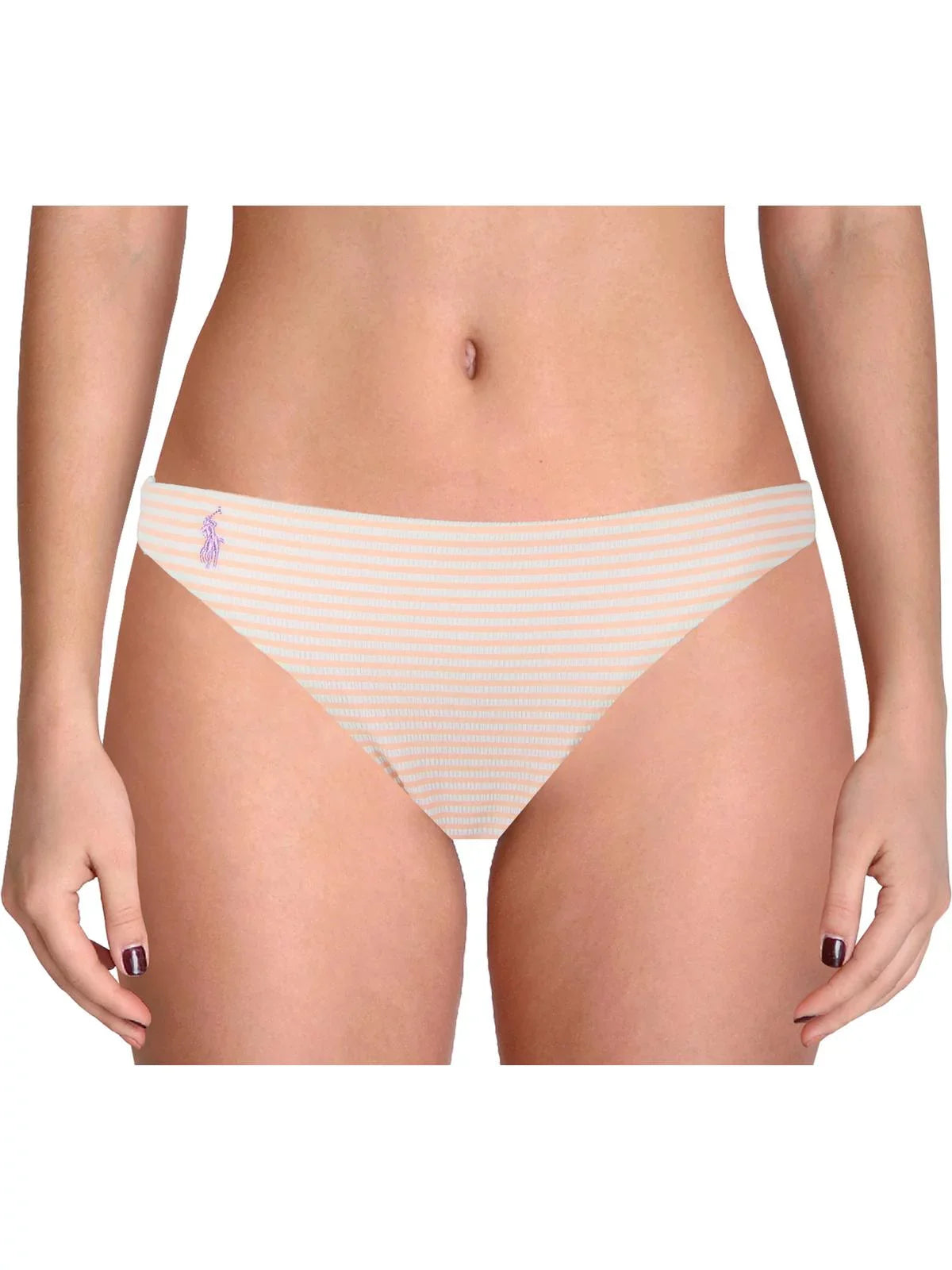 Polo Ralph Womens Striped Separates Seersucker Bottom Swim Lauren