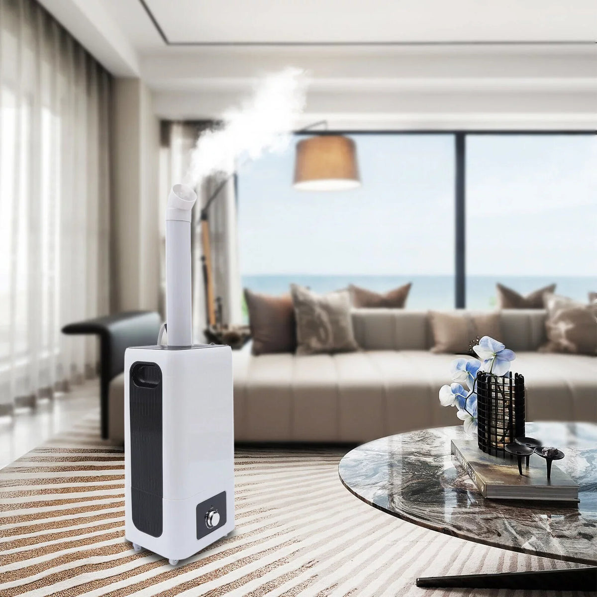 Gal Humidifier Ultrasonic Room Fichiouy 110W 6.29 for Industrial Type Large Floor Sprayer