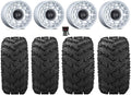 FXT Chamber Mule Reptile Kawasaki Tires Rhino Si Black Wheels 14" Pro 27"