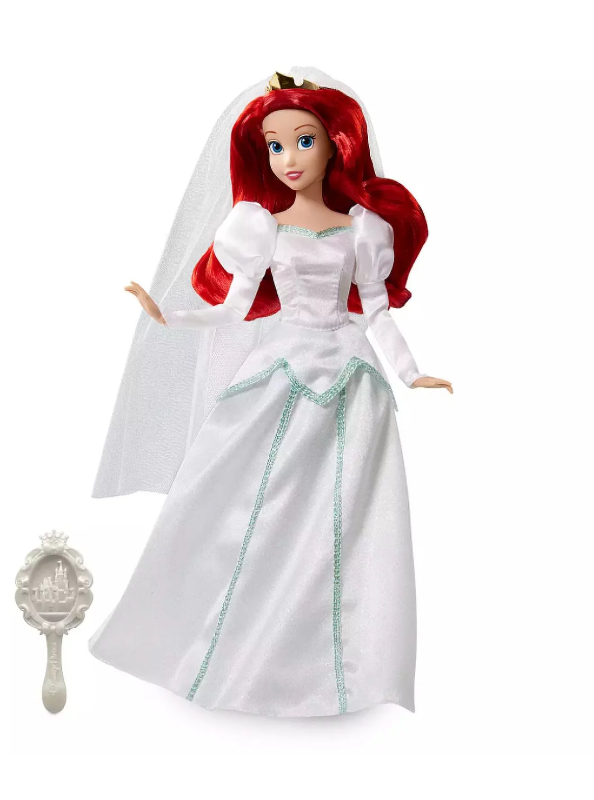 Box with Ariel Wedding Doll Disney Princess Classic with Brush New
