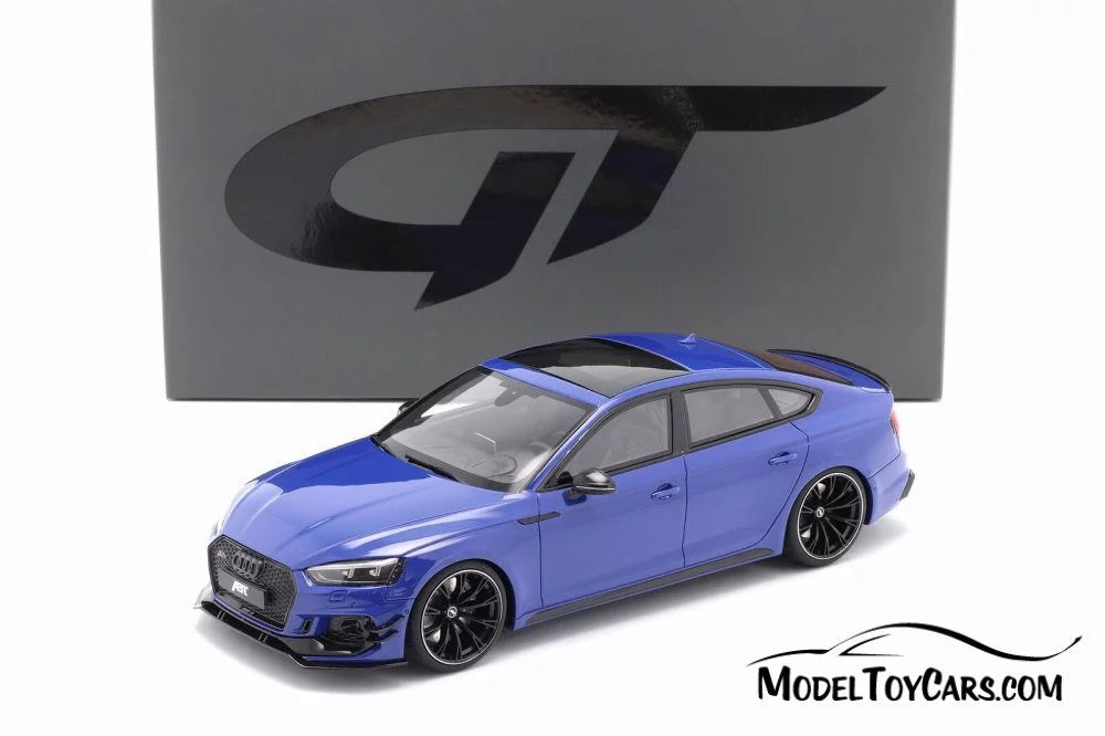 Car Sportback Hardtop, TT GT Model - Audi Spirit - Toy scale Resin 2019 Blue GT273 ABT 1/18 RS-5