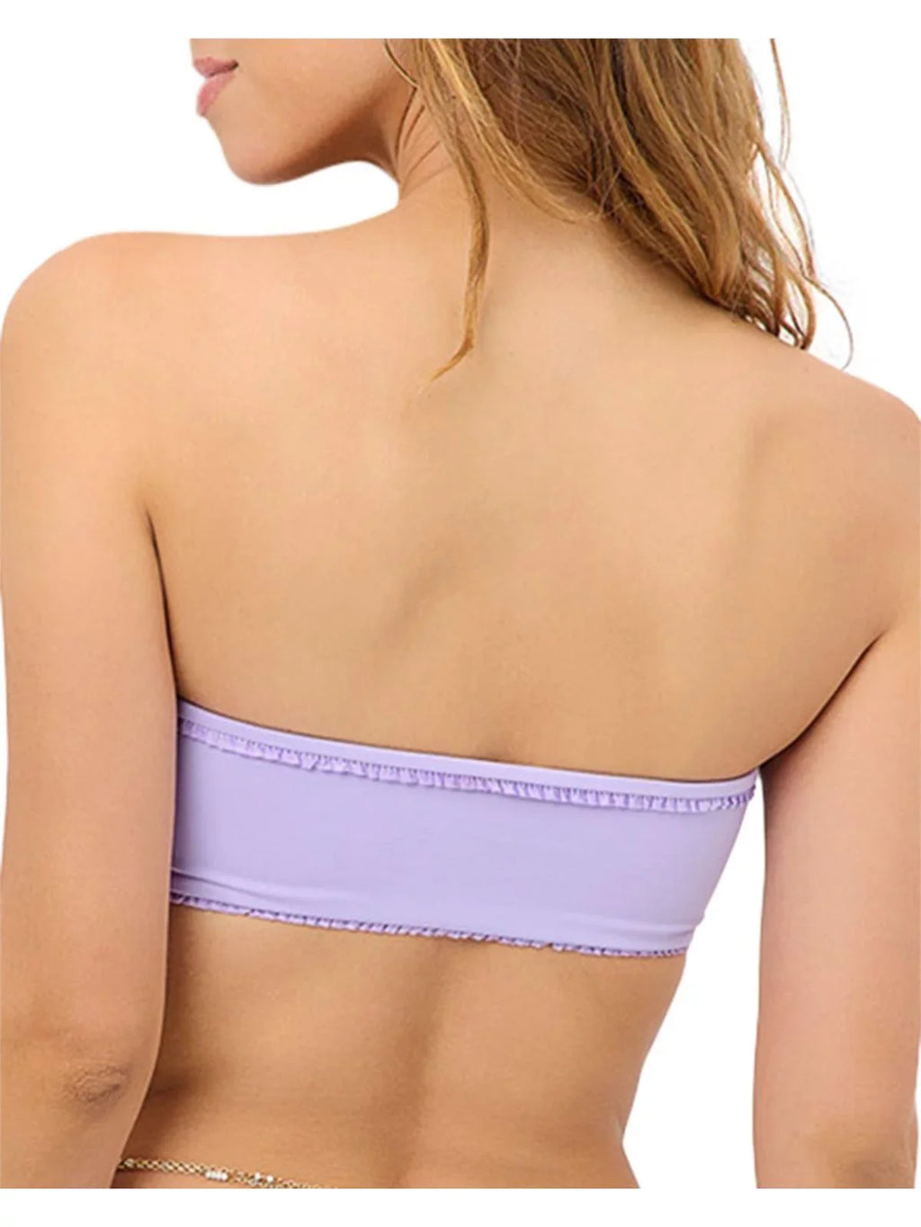 Swim Womens Top Strapless Bikinis Jean Frankies Bandeau Bikini