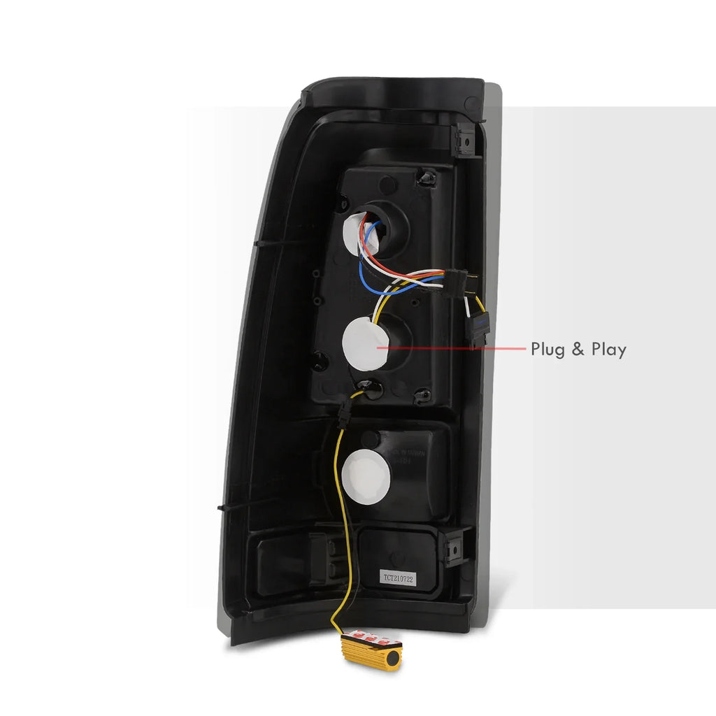 Lights Tail Silverado Compatible/Replacement Housing 1999 2001 Smoked Distributors Fleetside Pair GMC Signal Black 2006 2000 Lamps For Driving Sierra 2005 AJP Stop 2003 2002 Chevy Brake Lens 2004 LED