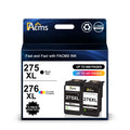 PIXMA CL-276 Printer TR4720 Ink Tri-Color) TS3522 with 275 TS3500 276 Combo 275XL Replacement Pack Canon Compatible 276XL 275 Ink Canon Black,1 TS3520 Printer(1 FACMS TR4722 PG-275 for