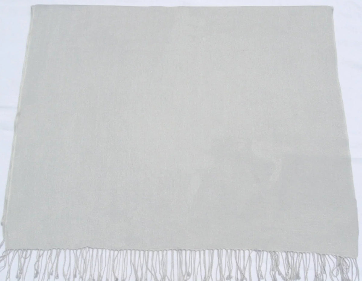 Scarf/Wool/Silk Grey) Shawl/Cashmere/Cashmere Scarf/Pashmina (Silver Scarf/Scarves/Shawl/Shawls/Stole/Wrap/Pashmina