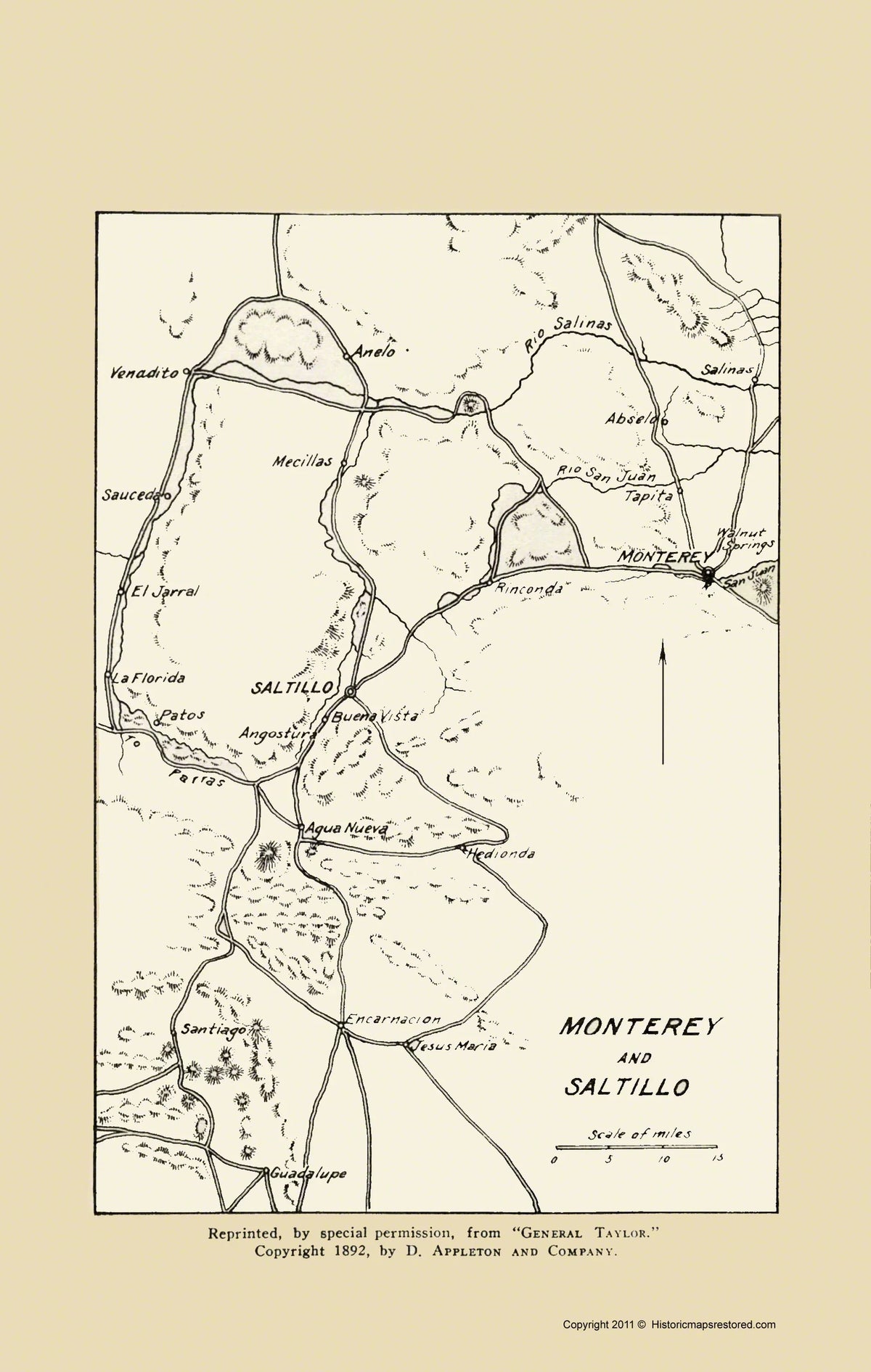 General - 1892 x 23.00 War - Appleton Taylor Monterey - Paper 36.24 Satin - Glossy Saltillo