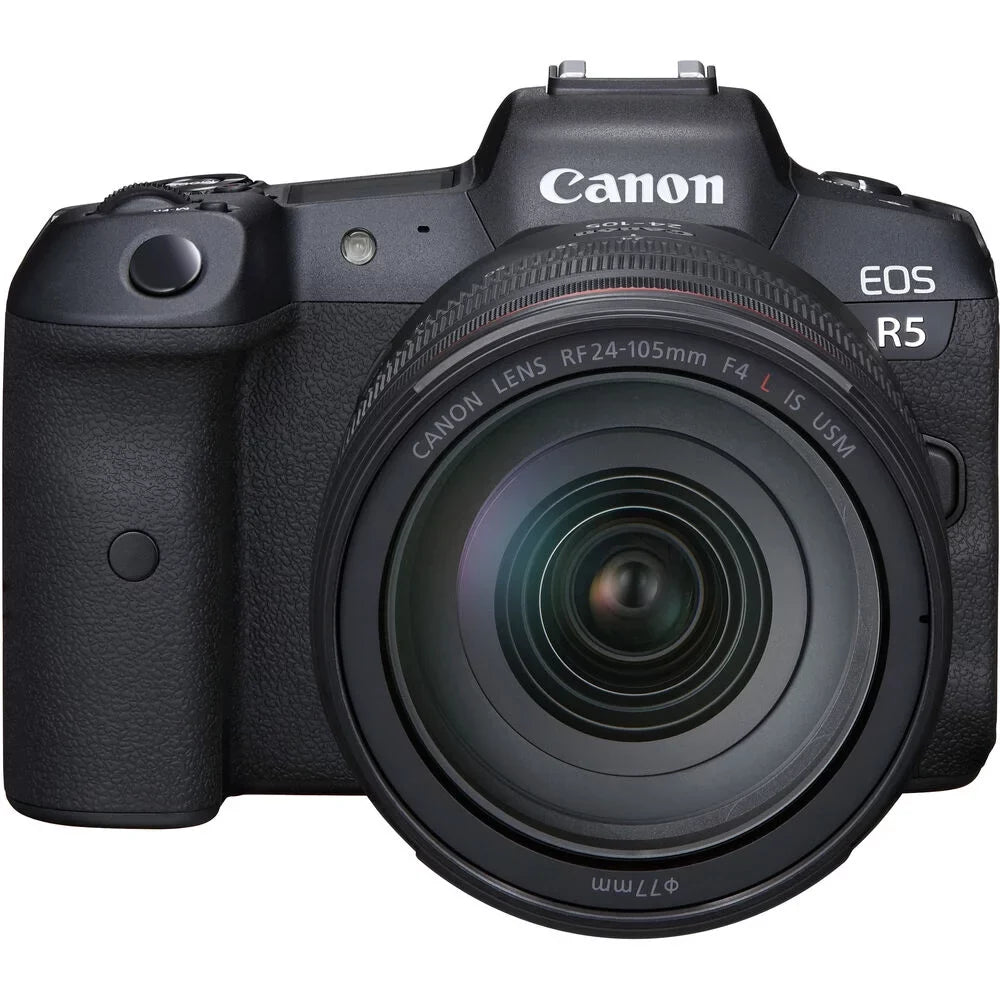 24-105mm Digital DEALER EOS Camera Canon with f/4L AUTHORIZED Lens Mirrorless R5