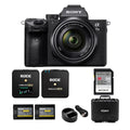 Mirrorless Wireless 28-70mm with Camera Lens Mic Bundle a7 Alpha III and