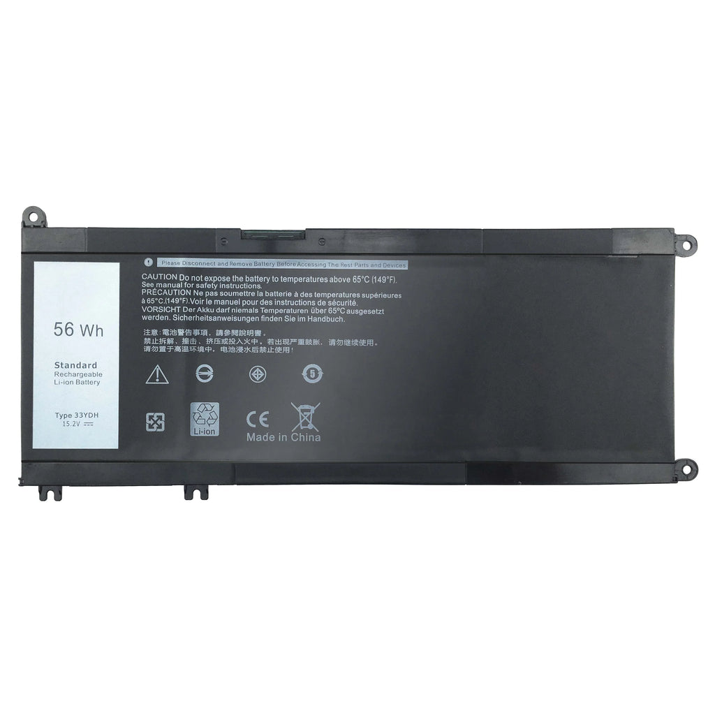7773 J9NH2 17 Laptop 7778 56WH INSPIRON 7577 Battery 33YDH For