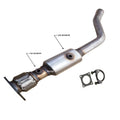 Catalytic Avenger 2.4L to 2008 Dodge Converter 2014 Fits