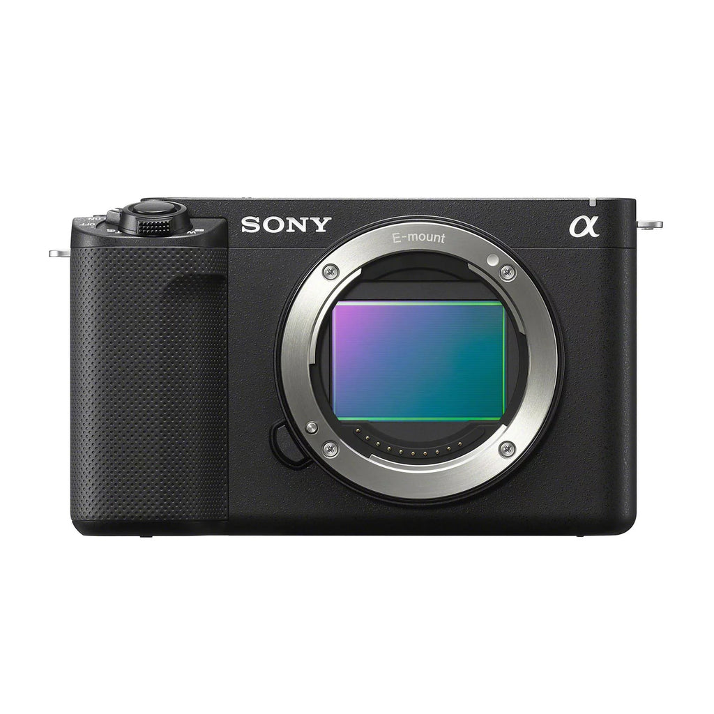 Alpha ZV-E1 Kit and Grip, 50mm Camera Mic (Black) with Mirrorless Lens,