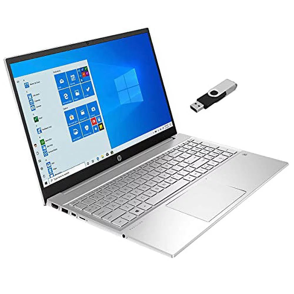 Touchscreen 15-EG0053CL Intel Laptop 512GB 16GB Backlit NVMe Pavilion i5-1135G7 Keyboard 2021 FHD HP w/ 32GB RATZK USB 4-Core 11th Natural DDR4 Home Graphics SSD Xe Windows 10 Silver Iris 15.6in Gen