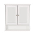 House Mirrors, Modern Blaze Medicine Matte White Door with Cabinet 2 Noble