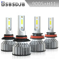 For White 9005+H11 2019-2022 Ram Bulbs LED Front Beam 1500 Low High Headlight