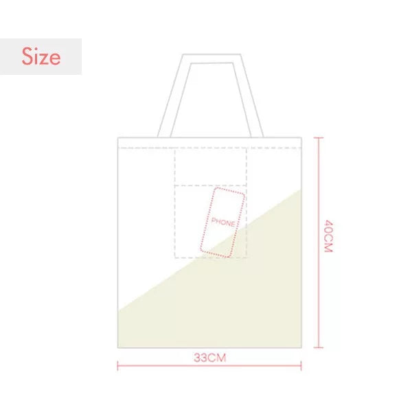 bag canvas floral decorative en tote shoulder orange sack classic expression