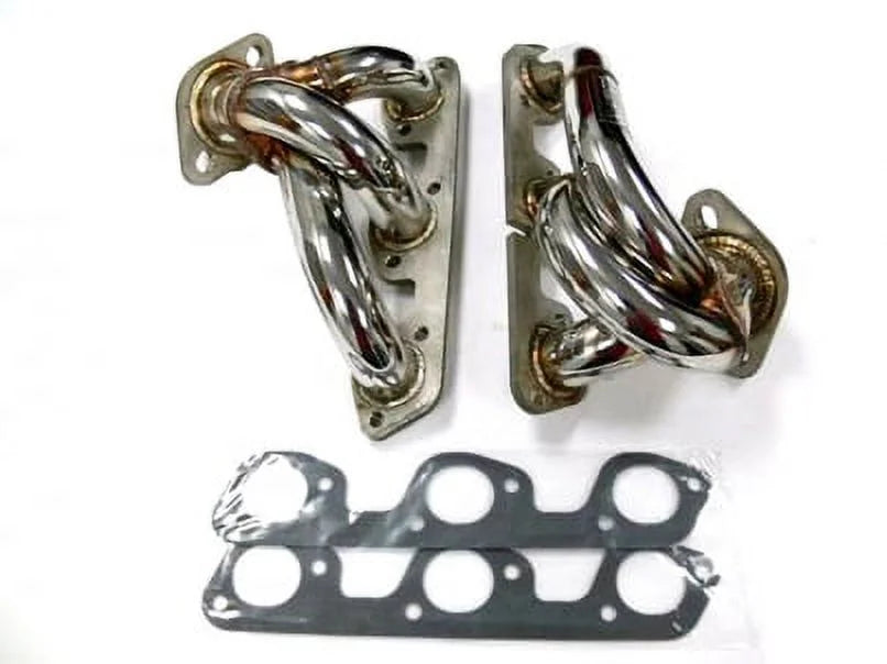 By Steel 2007 4WD/RWD 3.8L to Shorty Wrangler Header Fitment 2011 OBX-RS For Jeep Stainless