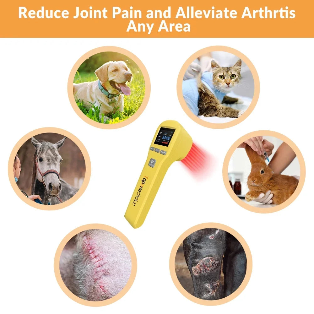 Relief,for Therapy 650nm 808nm,Cold Device,for Animal,Handheld Toponechoice Dog Laser Pain Cat
