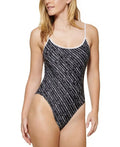 X-Large BLACK One-Piece MULTI Swimsuit, Calvin Lingerie Klein US Logo
