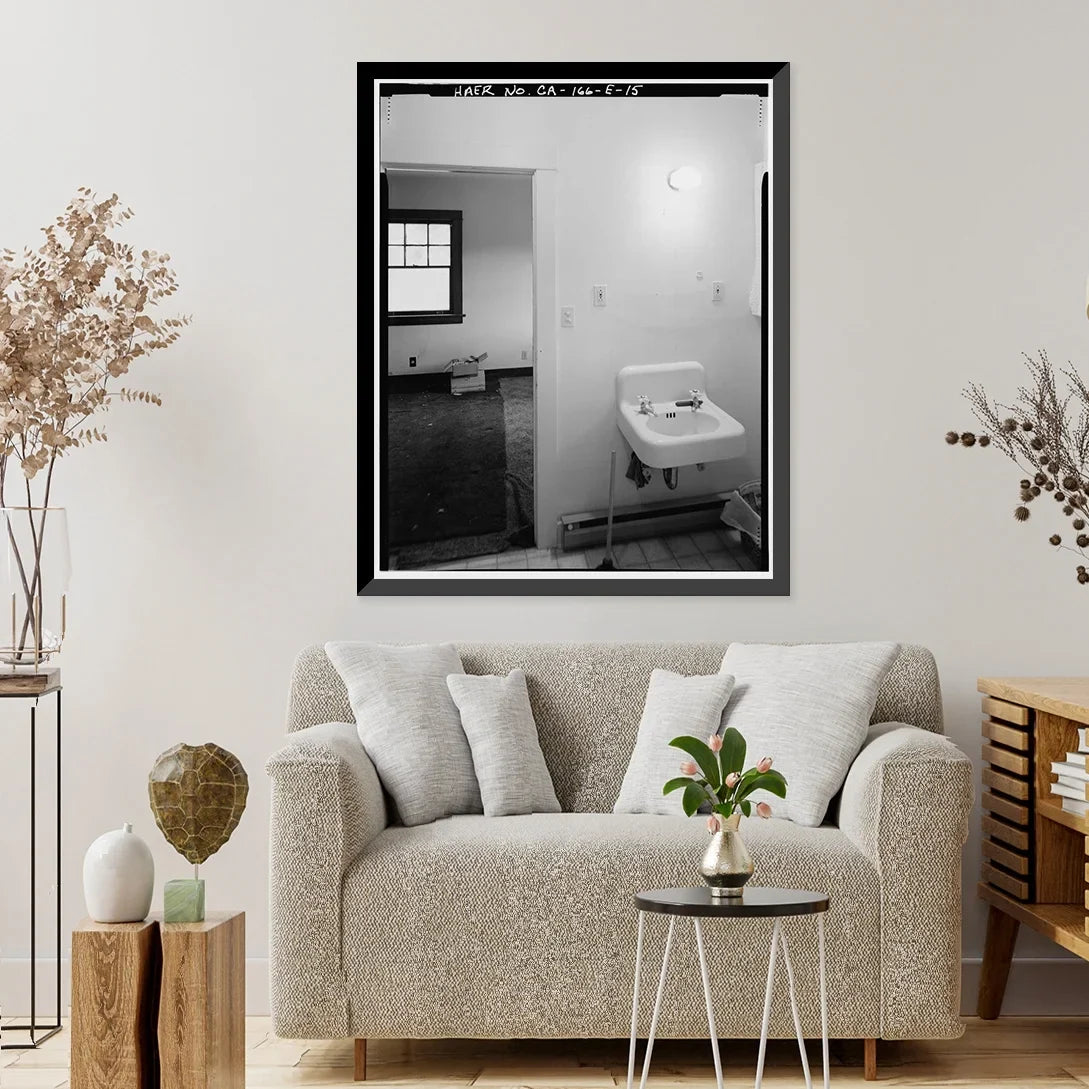 15, Print, Lake Mono Framed vicinity, x System, 21-7/8" Rush Historic CA 17-7/8" - June Cottage, Creek Clubhouse Hydroelectric County, Creek, Rush