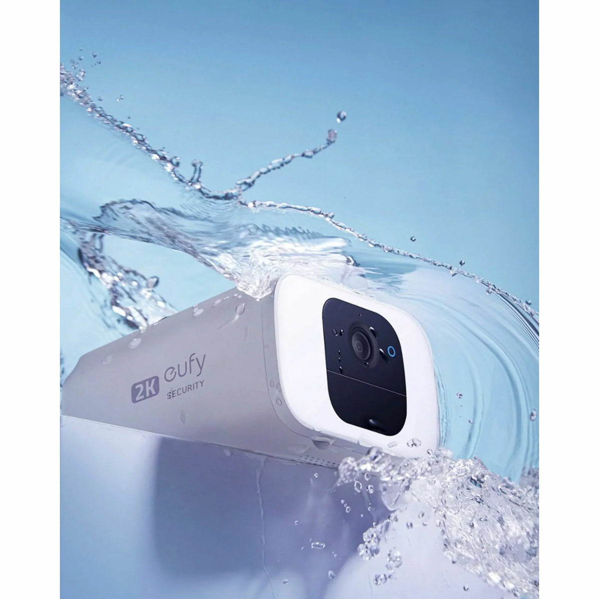 Security Camera, eufy Wireless Anker Camera, Resolution 2K exterior Security Solar