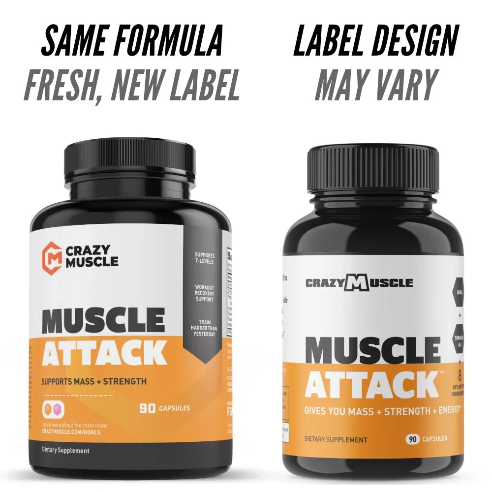 Capsules Muscle 90 - Keto Muscle Muscle DHEA Crazy Attack: Building by Supplement with